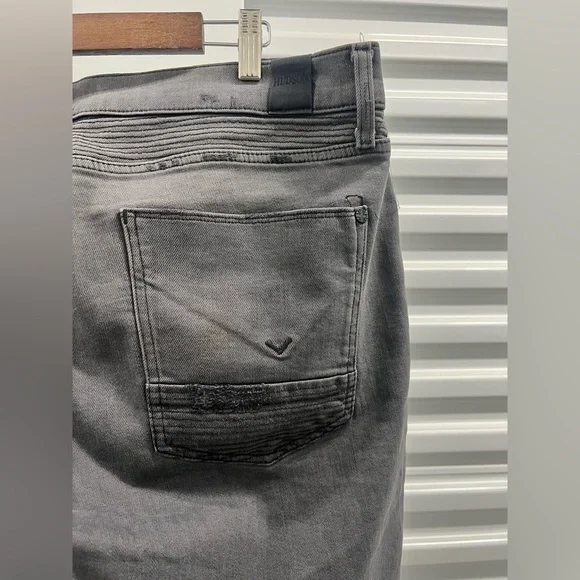 Hudson gray “The Blinder Biker” jeans size 38